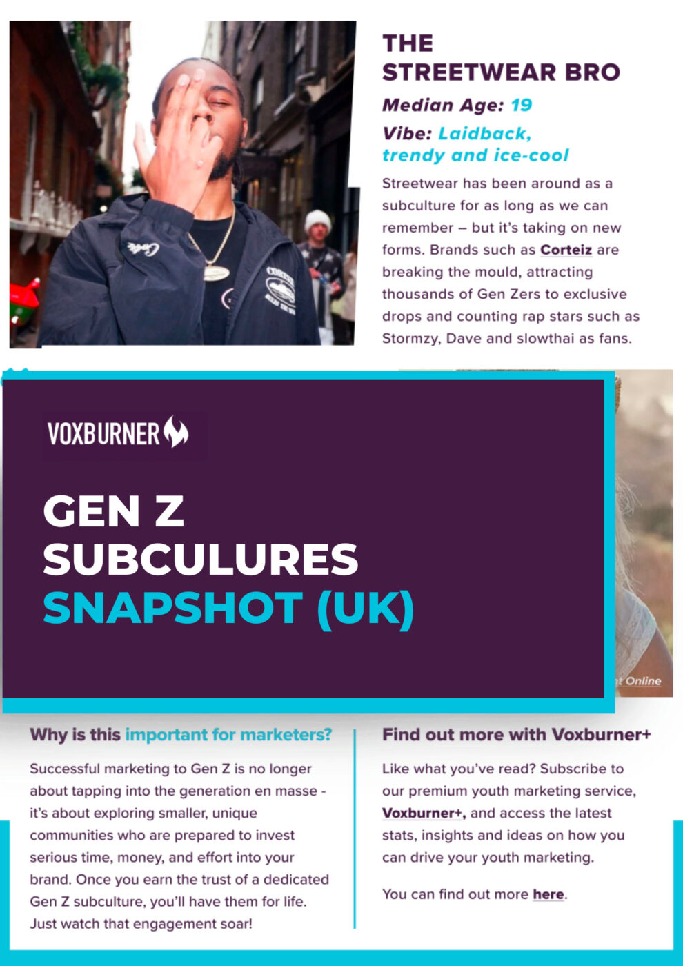 Gen Z Subcultures Snapshot (UK) Voxburner